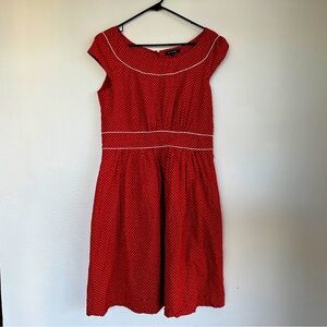 EMILY AND FIN | BOGO! ‘Day After Day’ ModCloth dress - Red Polka Dots, Size XL